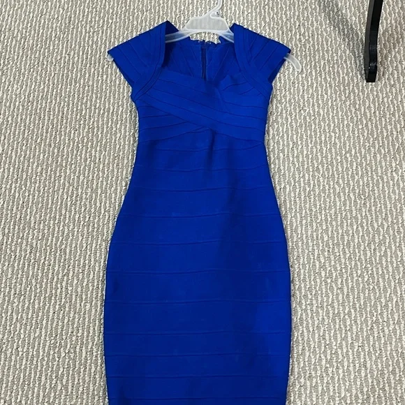 knee length dresses for ladies Cross Neck Bandage Mini Dress